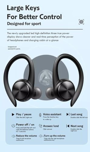 Auriculares inalámbricos Mouvilon Sport Bluetooth con - Imagen 5