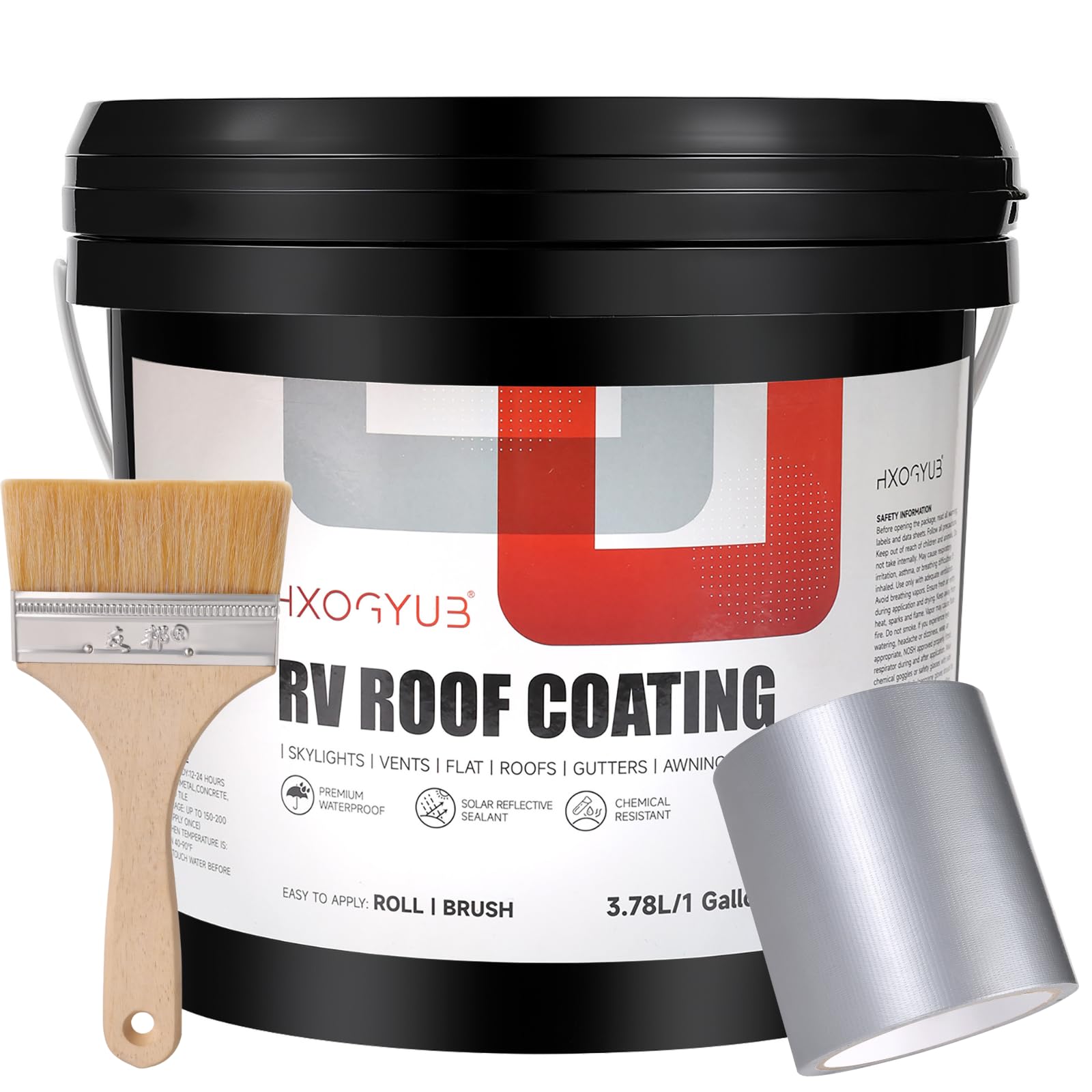 Recubrimiento de techo para RV HXOGYUB, con cinta de