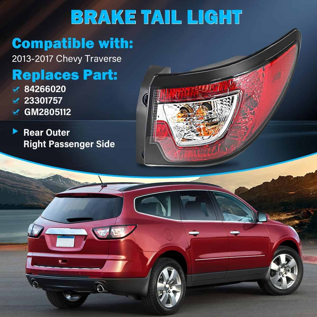 Ensamblaje de luces traseras exteriores BeamTrack -Rojo - Imagen 4