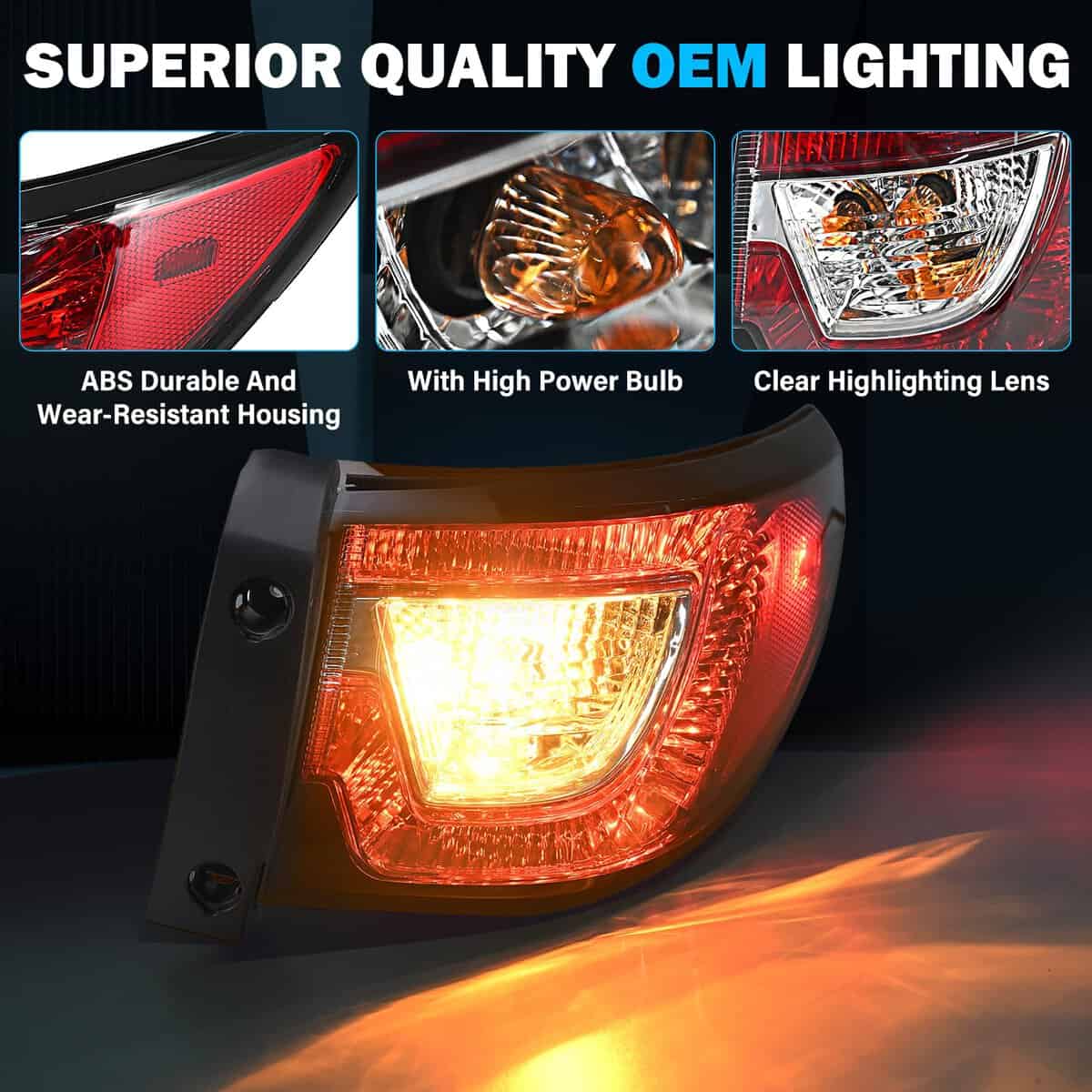 Ensamblaje de luces traseras exteriores BeamTrack -Rojo - Imagen 3