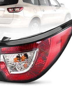 Ensamblaje de luces traseras exteriores BeamTrack -Rojo