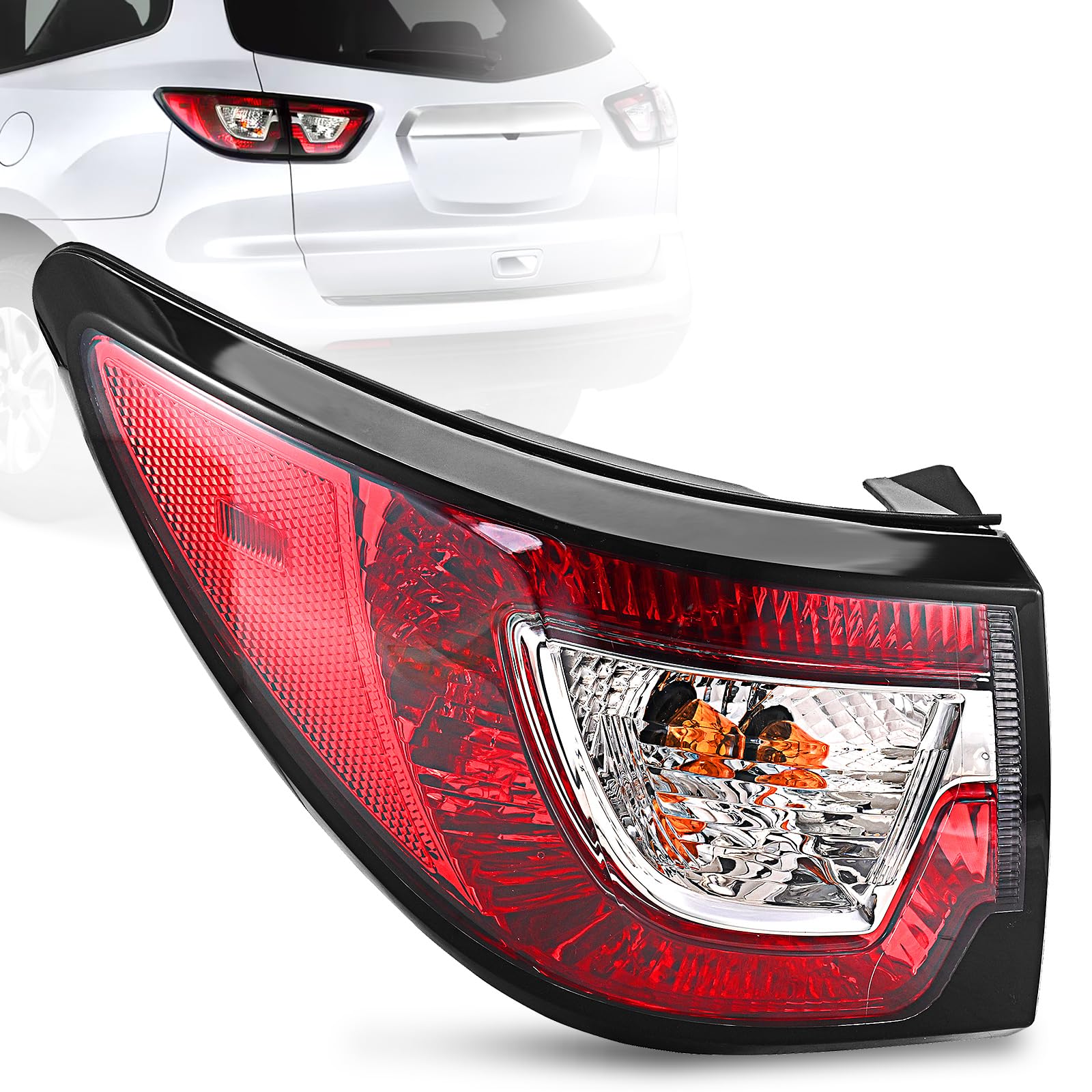 Ensamblaje de Luces Traseras Exteriores BeamTrack -Rojo