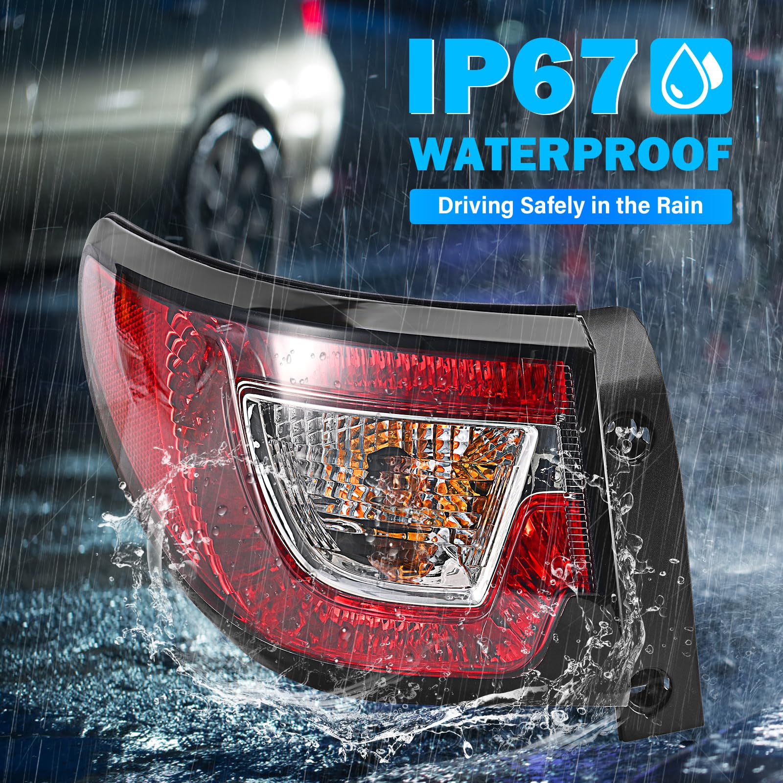 Ensamblaje de Luces Traseras Exteriores BeamTrack -Rojo - Imagen 5