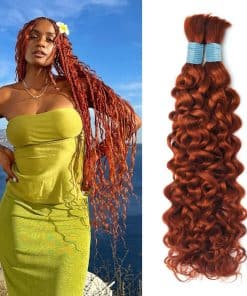 Cabello de Trenza Humana para Trenzas Boho Cabello Ondulado