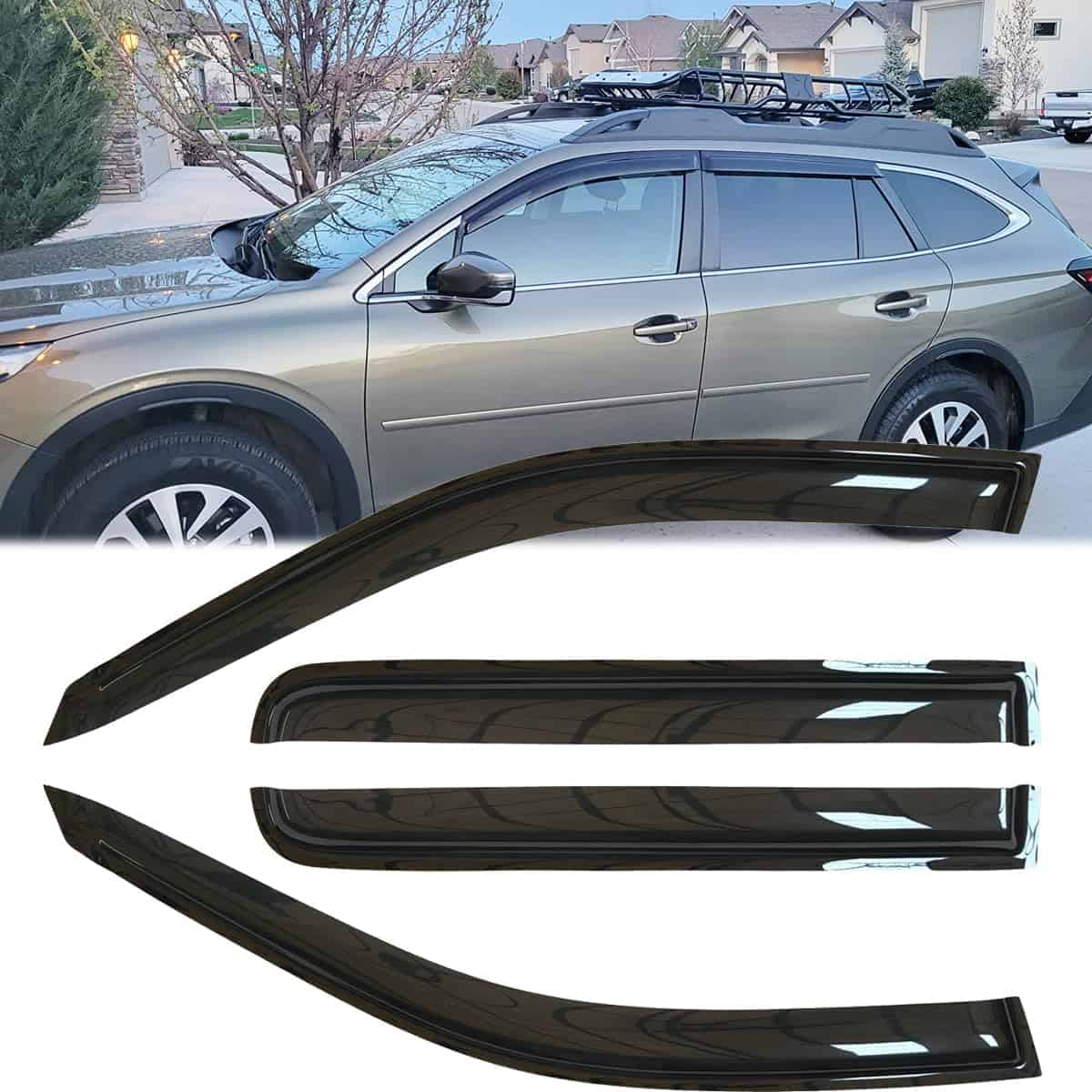 4pcs Original Deflectores de Viento Laterales a Prueba de