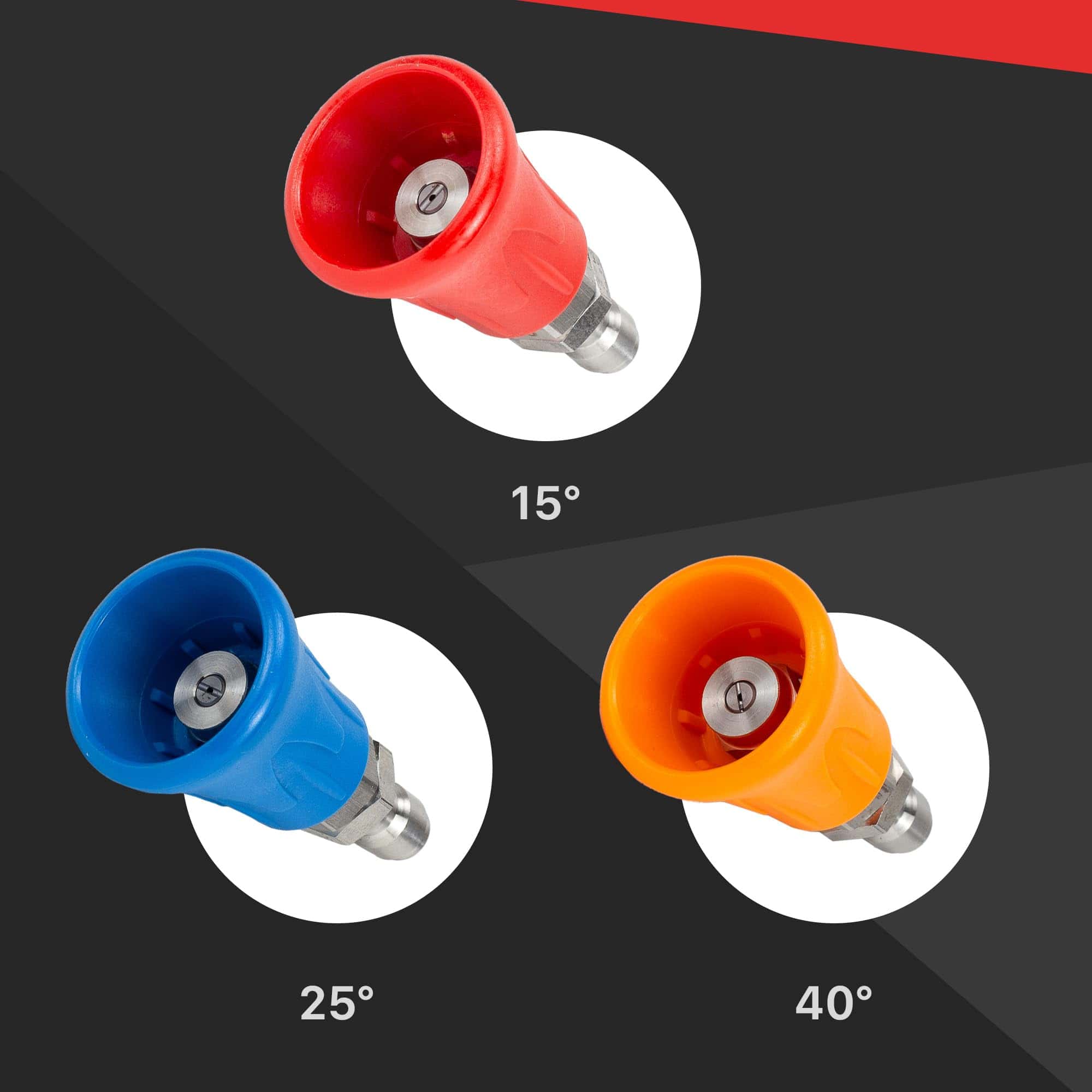 Set de Boquilla de Pulverización de Acero Inoxidable Premium - Imagen 3