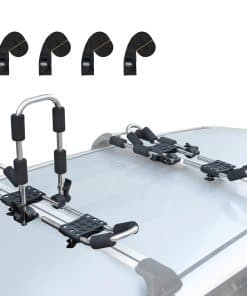 Juego de 4 J-Bars Plegables para Transporte de Kayak de