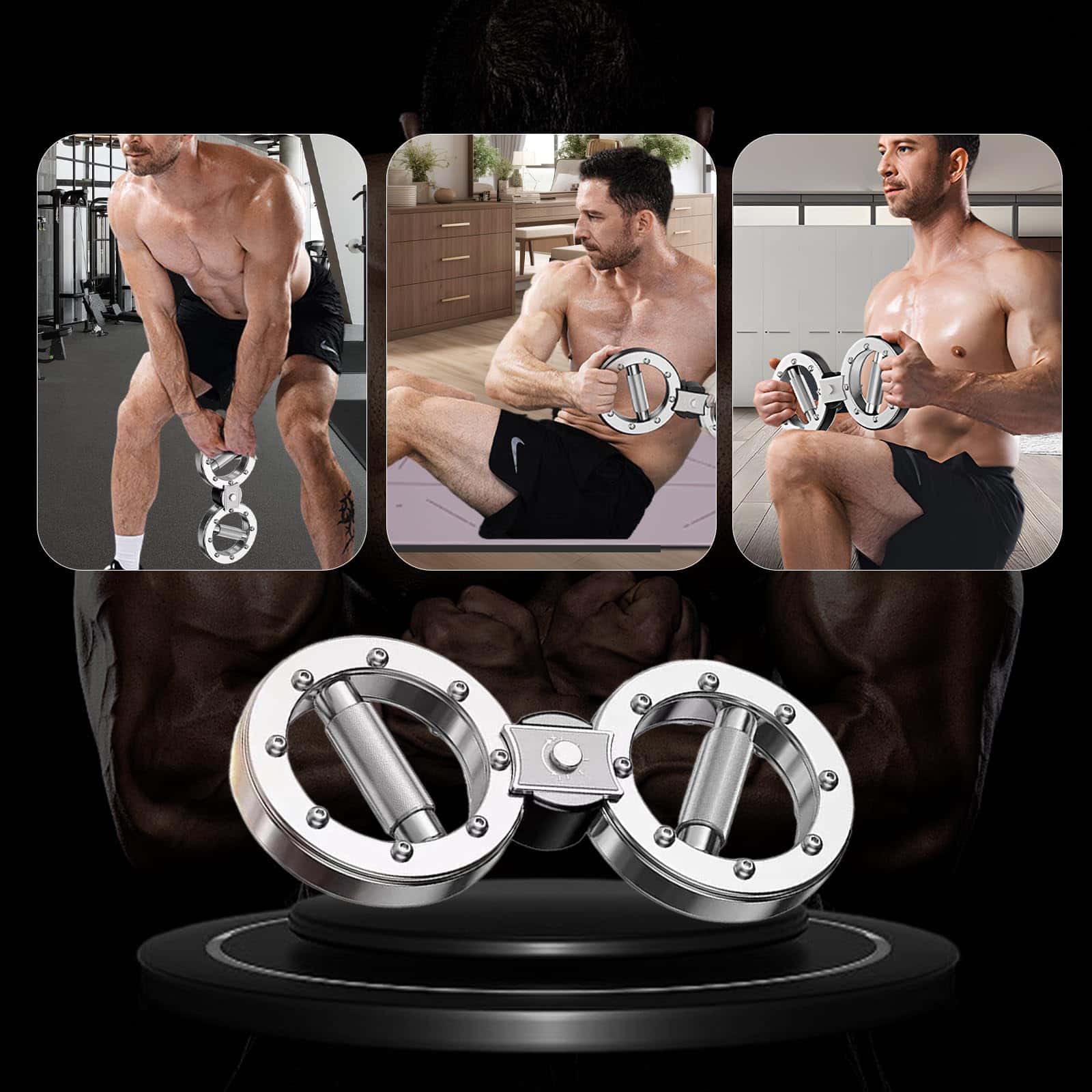 ASDJAKZP Máquina Rotativa Quemadora de Brazos, Entrenador - Imagen 8