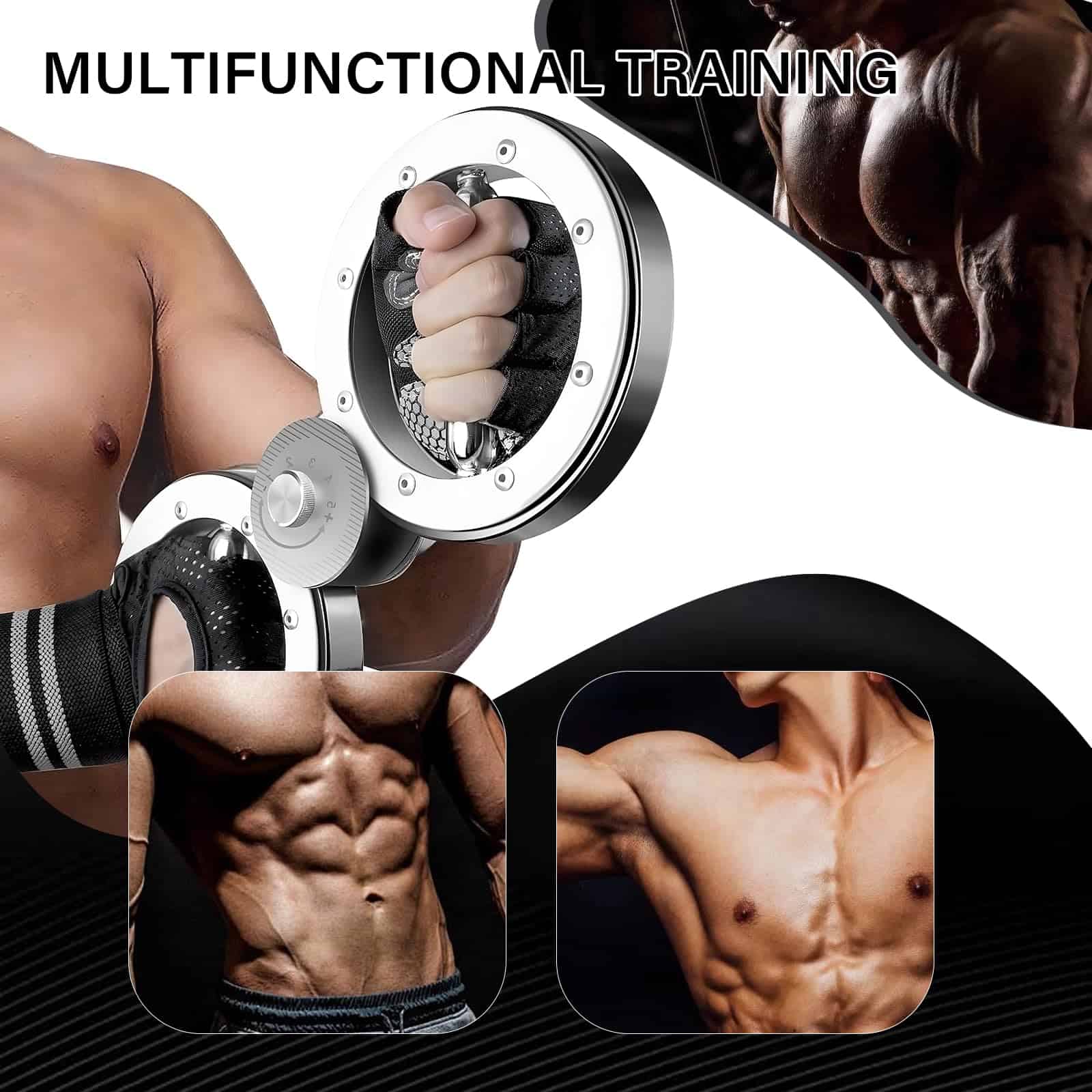 ASDJAKZP Máquina Rotativa Quemadora de Brazos, Entrenador - Imagen 9