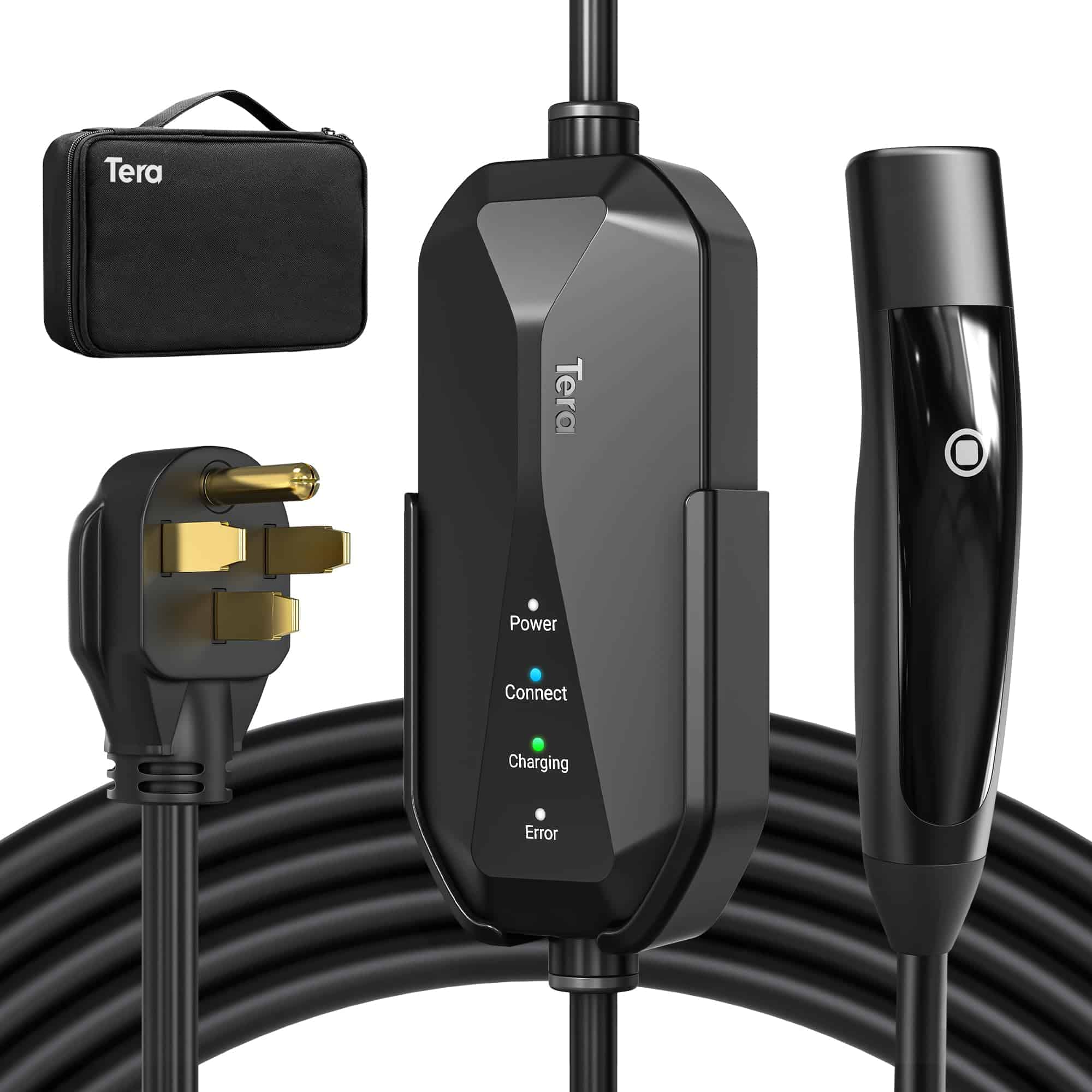Cargador Tera 2025 Nivel 2 para Tesla Más Compacto 40A 25FT