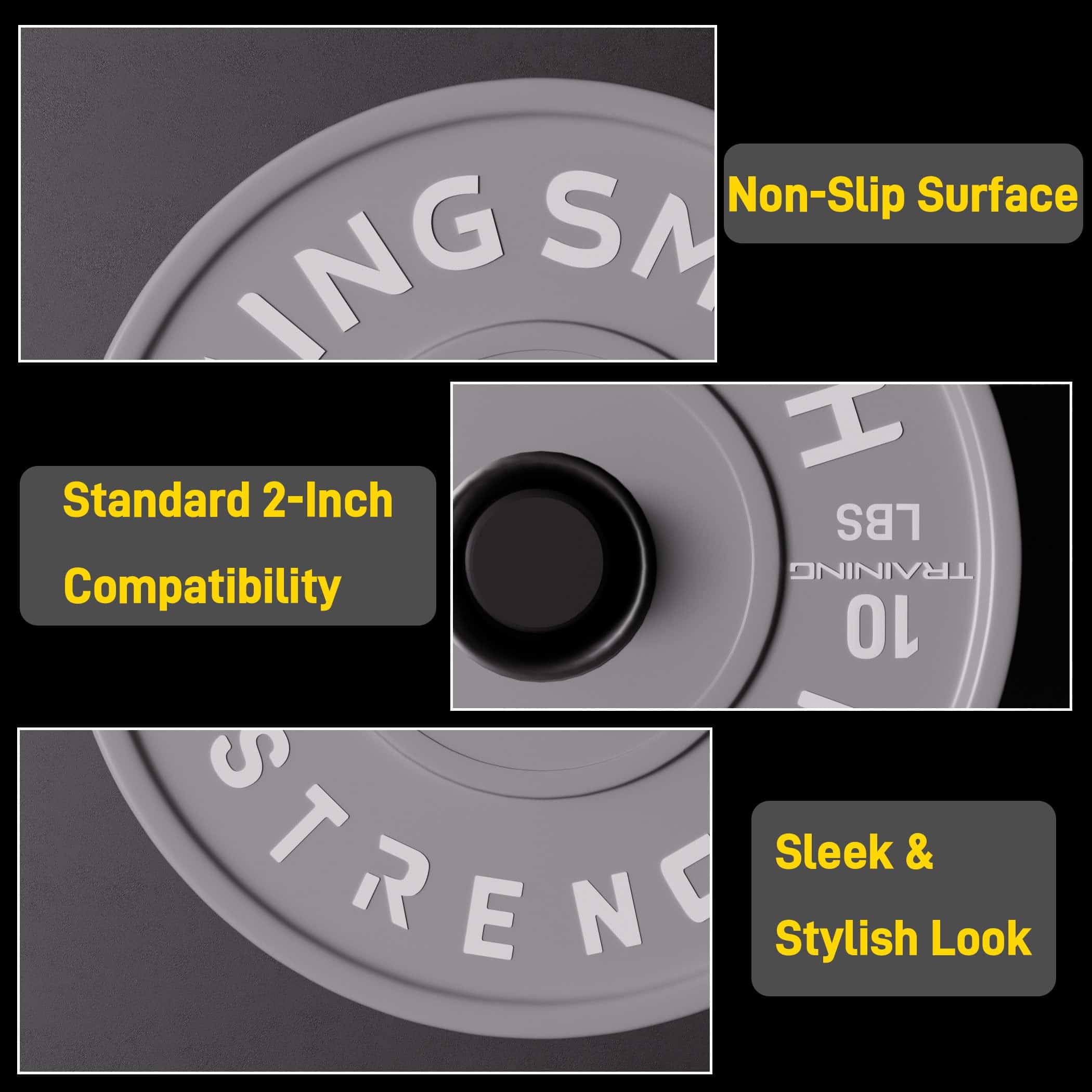 Placas de Parachoques con Revestimiento de Goma Compatible - Imagen 4