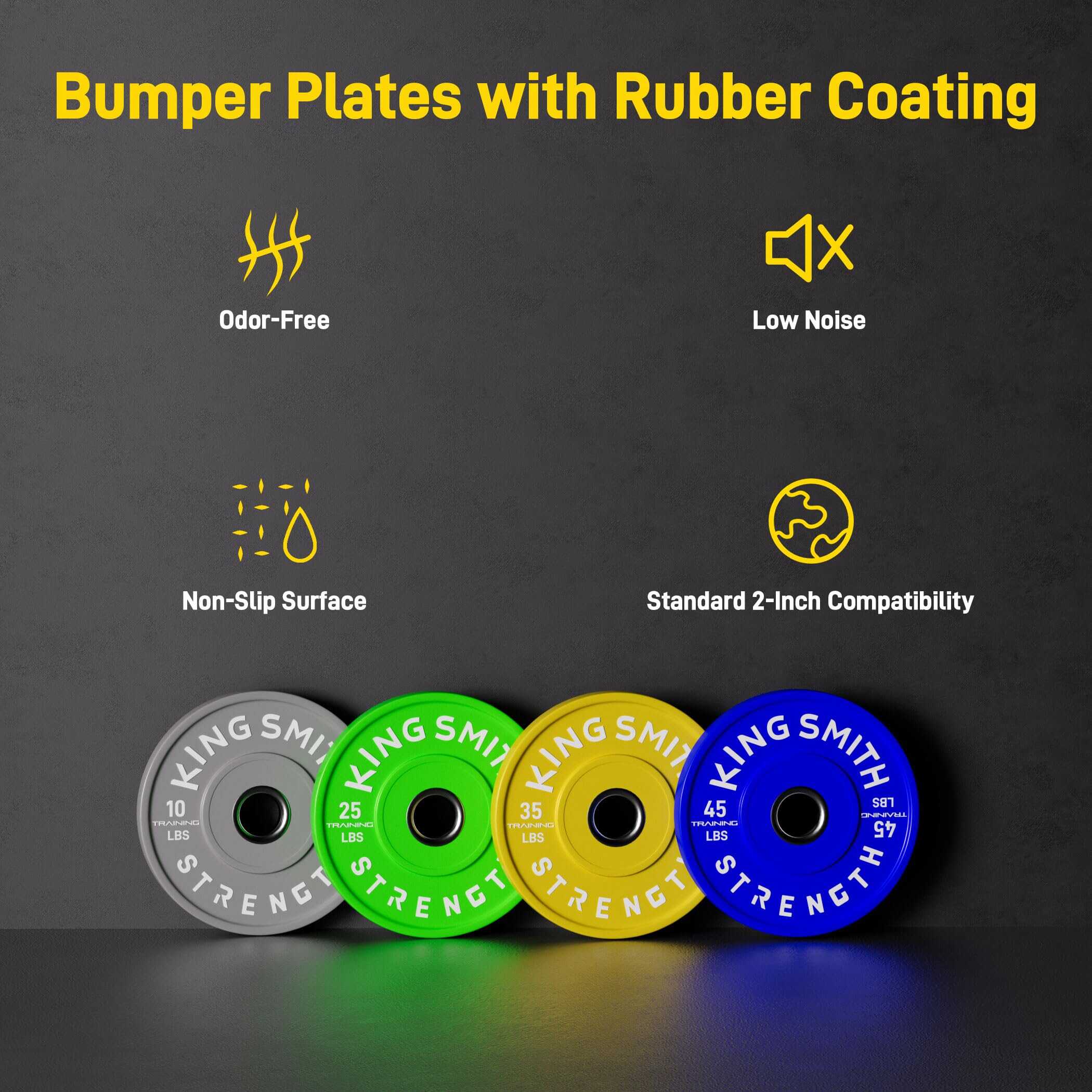 Placas de Parachoques con Revestimiento de Goma Compatible - Imagen 3