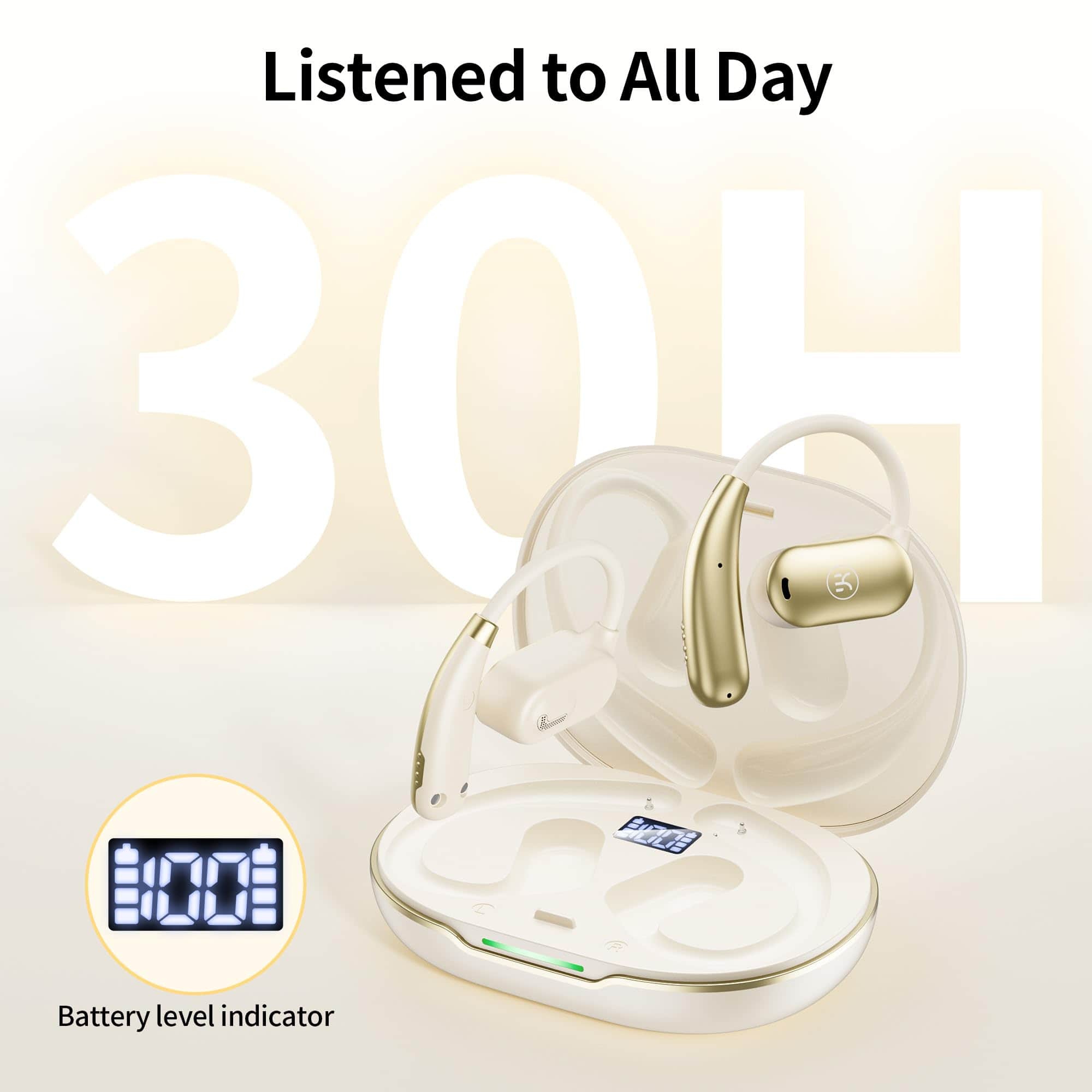 Audífonos Inalámbricos de Conducción Ósea Kinglucky - Imagen 5