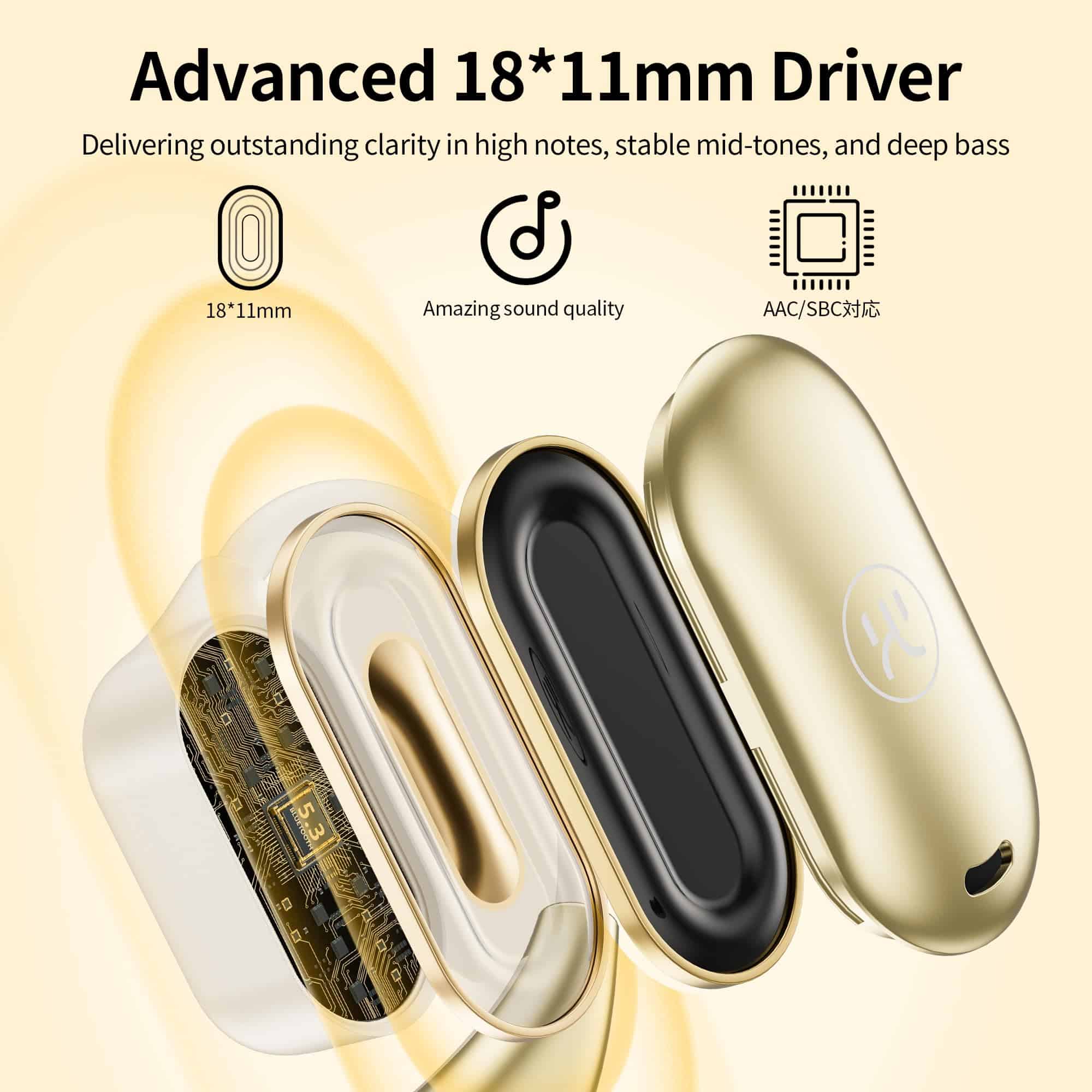 Audífonos Inalámbricos de Conducción Ósea Kinglucky - Imagen 3