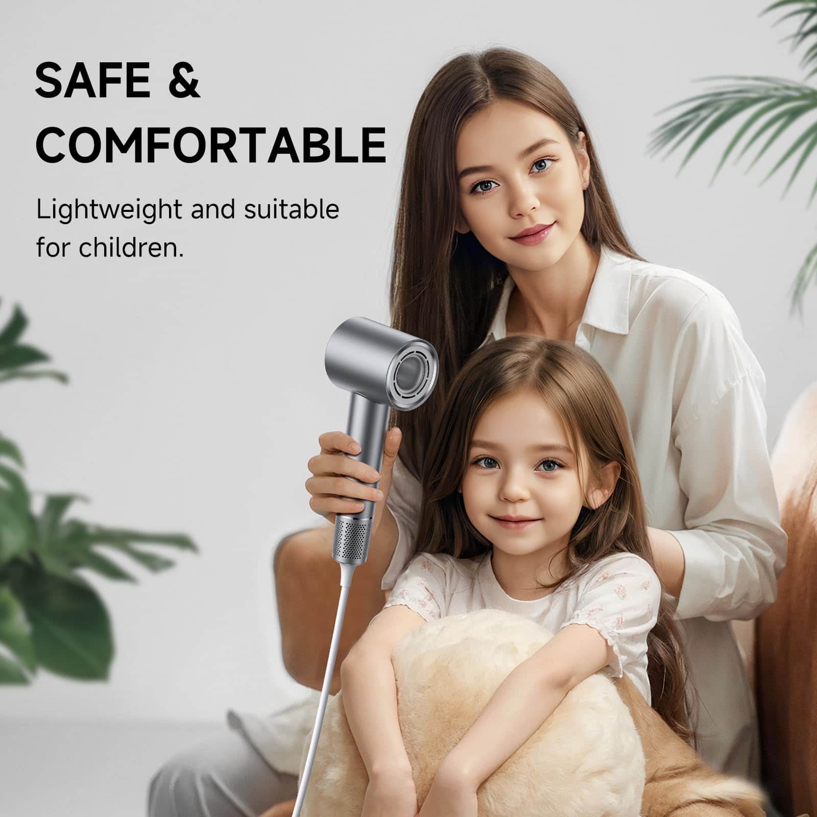 Secador de Pelo VTT, 130000 RPM Secador de Alta Velocidad - Imagen 8