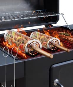 Canastas de Parrilla BBQ para Asar con Asas, Acero