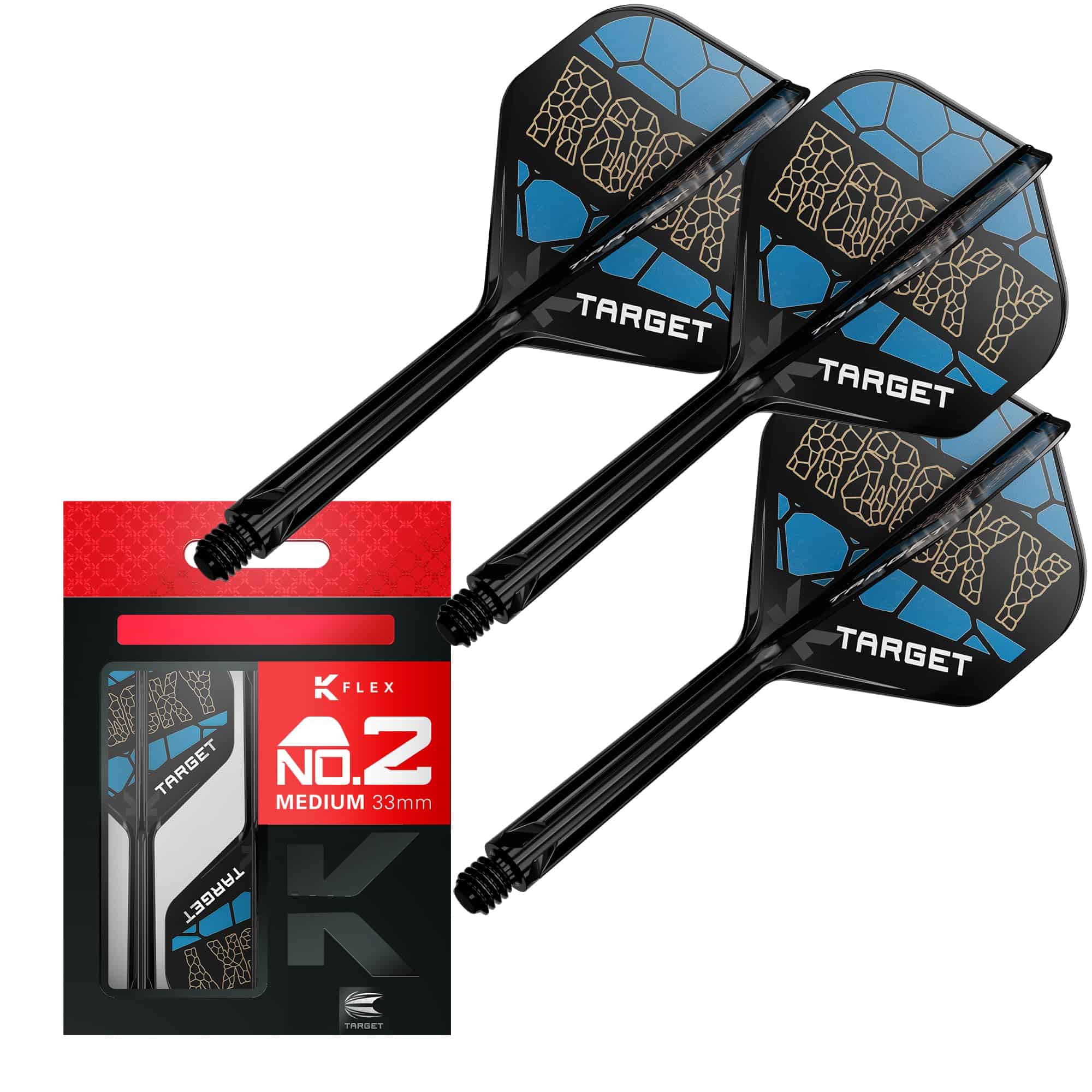 TARGET Darts Josh Rock K Flex Juego de Flights y Shaft