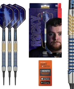 TARGET Darts Josh Rock Gen 1 Soft Tip Darts, 90% Tungsten