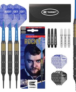 TARGET Darts Josh Rock Soft Tip Darts, 18G Brass Darts |