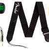Paquete de Accesorios Esenciales Fender con Cable, Afinador