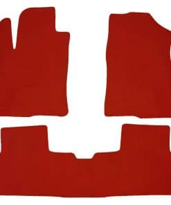 Tapetes para piso de auto para Honda -Rojo