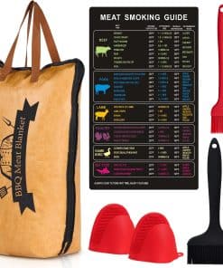 Cobertor de Barbacoa para Reposar Carne con 2 Guantes de