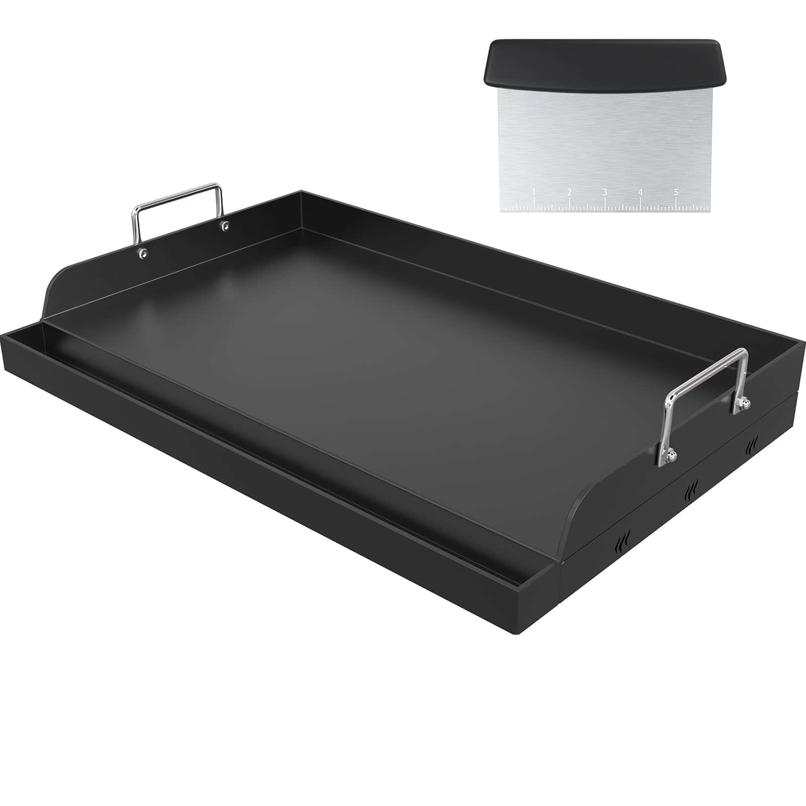 17"x13" Plancha de Hierro Fundido Antiadherente Universal
