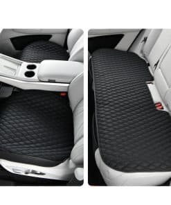 Cubierta de asiento de automóvil POKSRI, Cojín Negro de