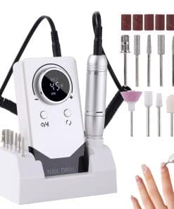 Máquina Eléctrica de Taladro para Uñas 45000RPM Recargable