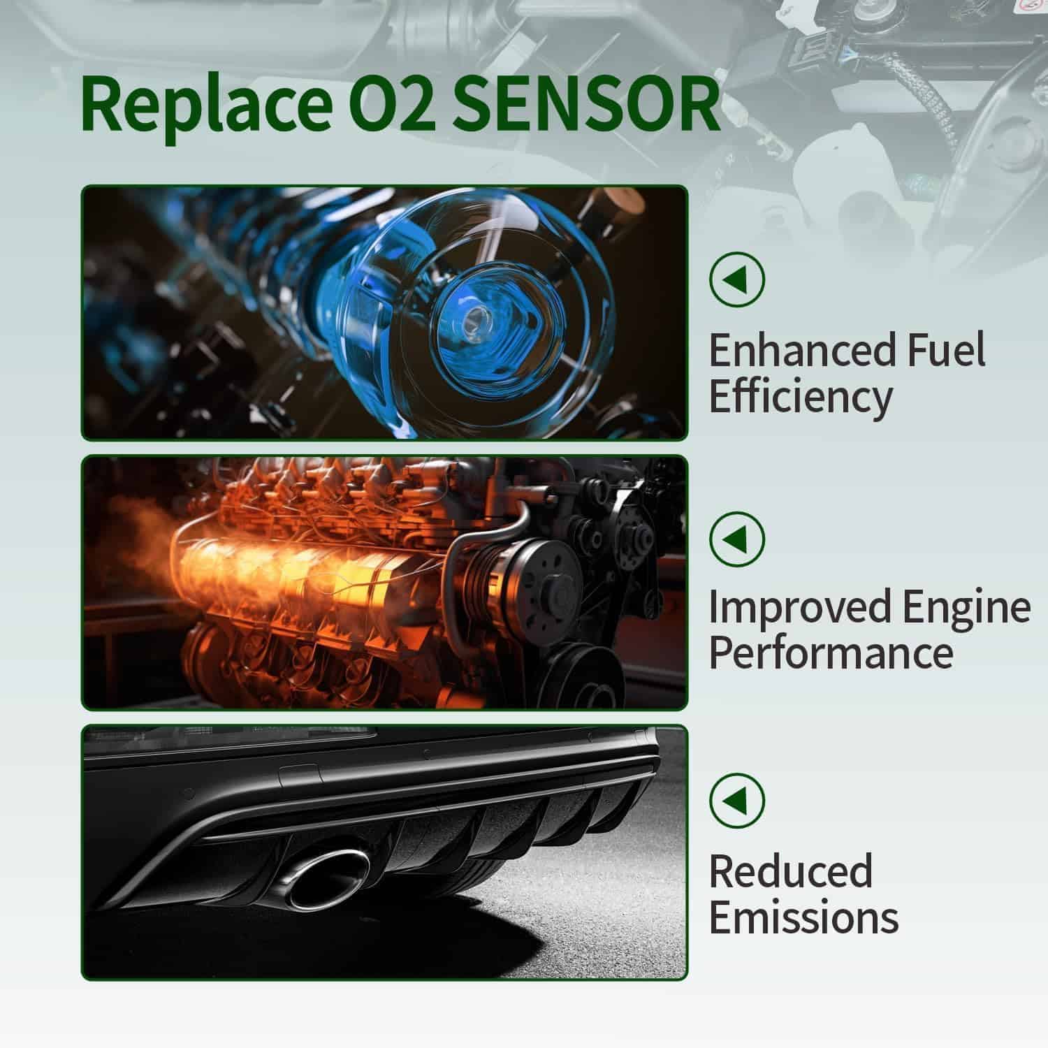 234-9091 234-4462 Sensor de Oxígeno de Reemplazo Arriba y - Imagen 7