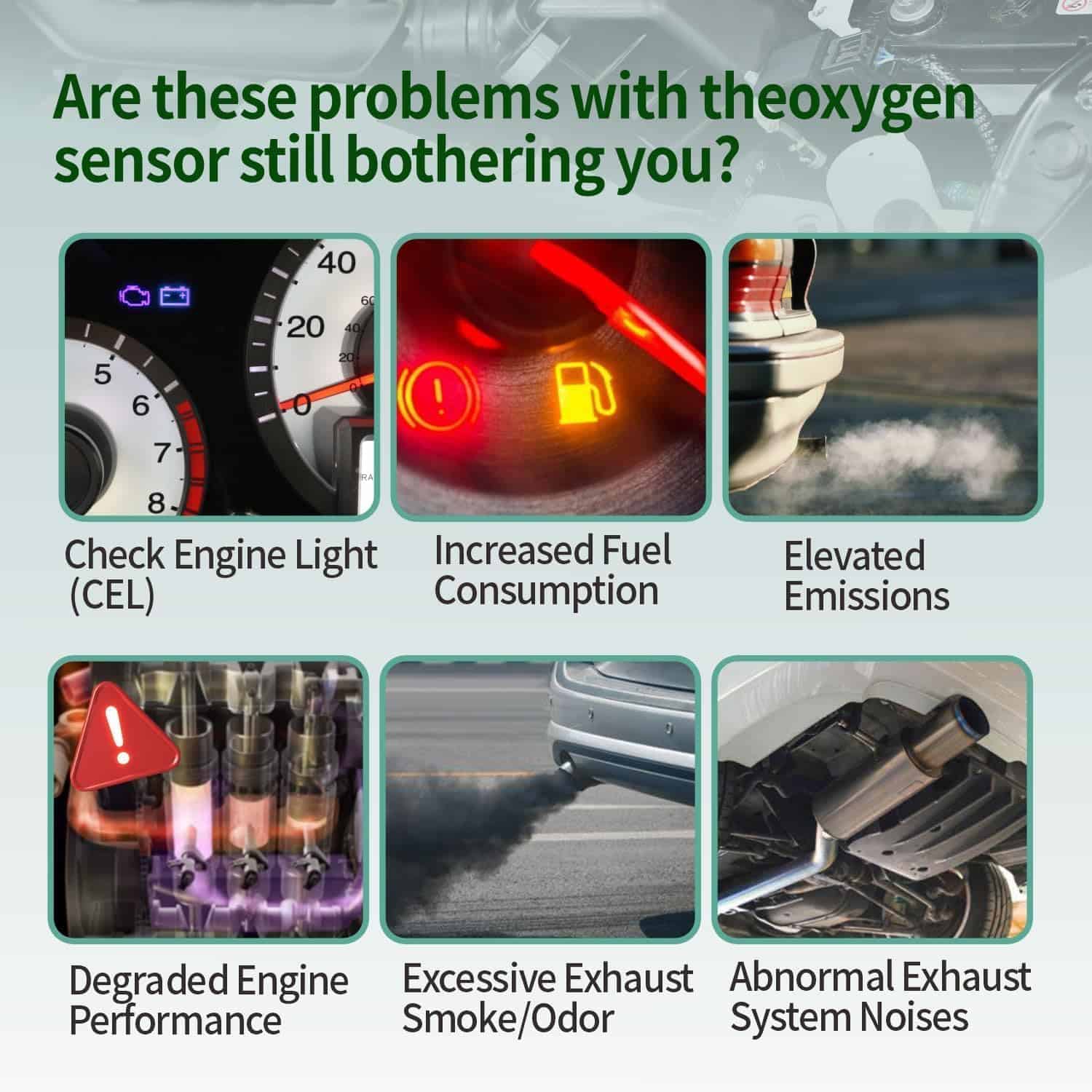 234-9091 234-4462 Sensor de Oxígeno de Reemplazo Arriba y - Imagen 8