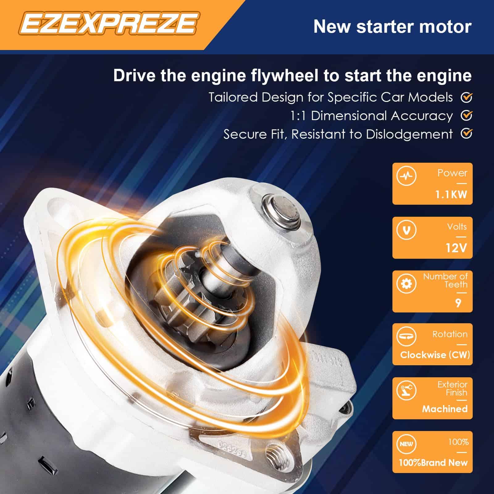 Motor de arranque Ezexpreze 17922N Compatible con BMW 08-11 - Imagen 4