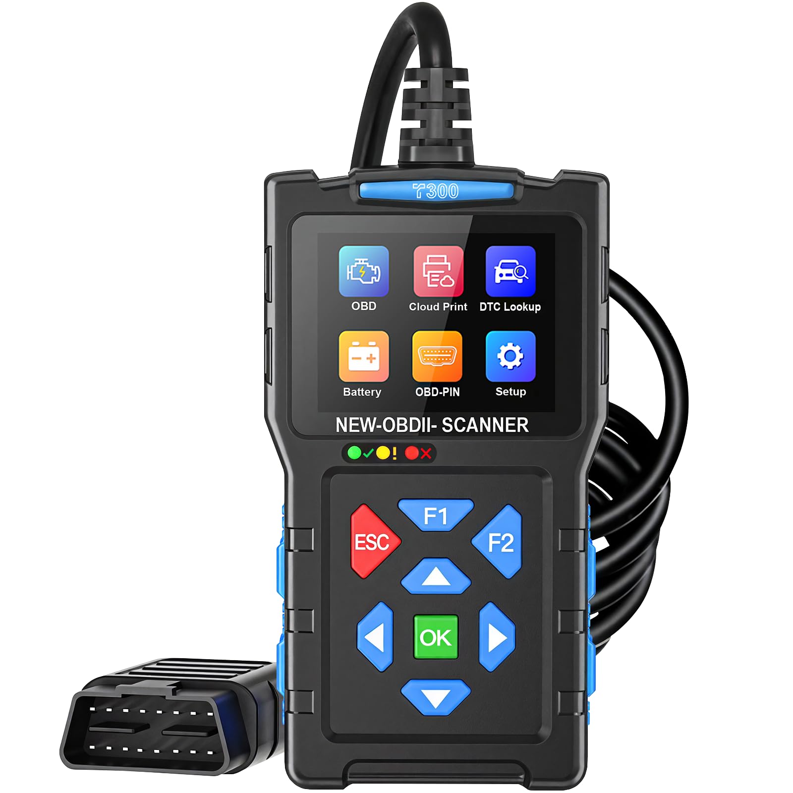 Lector de Códigos de Falla para Autos y Camiones, 2 en 1,