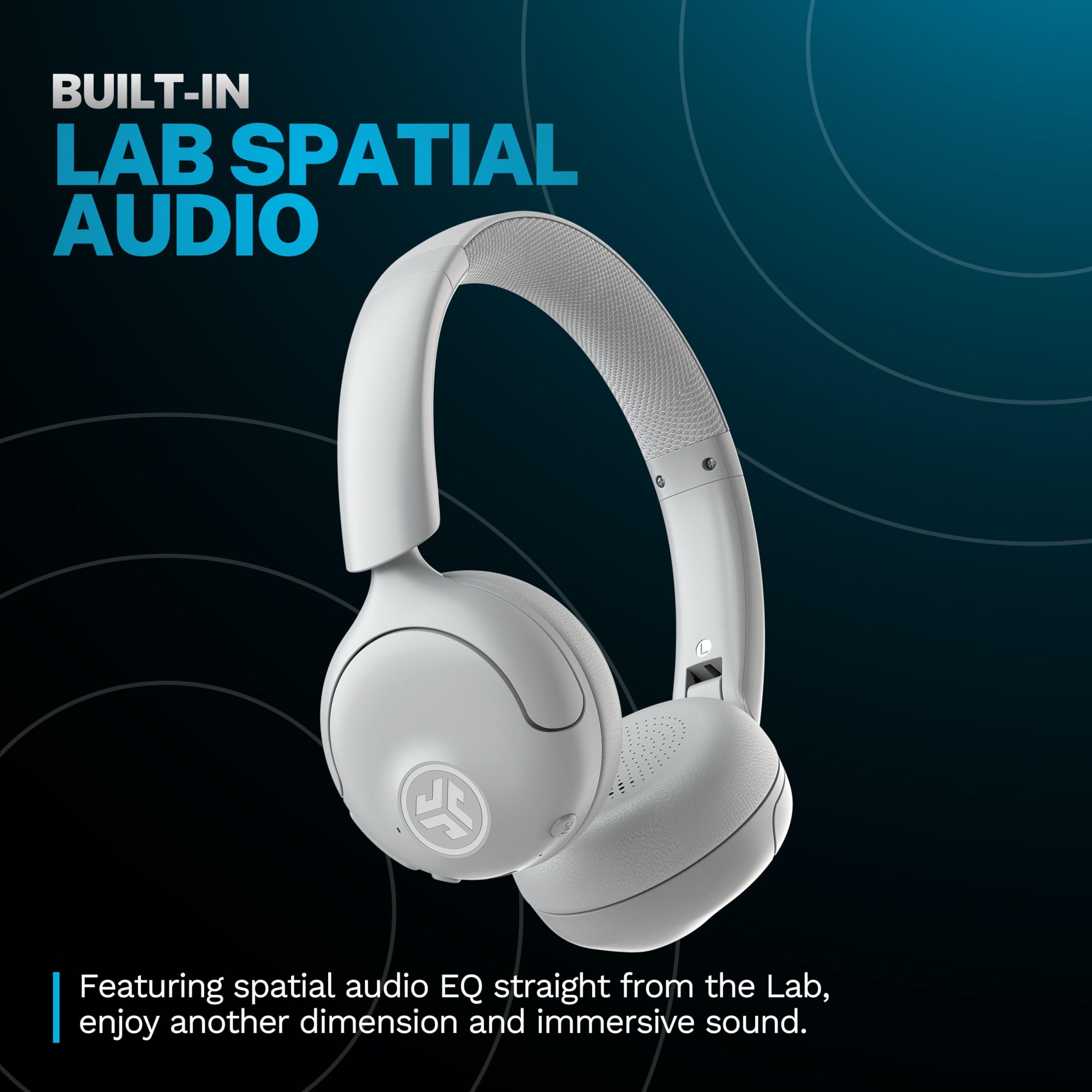 Audífonos Inalámbricos JLab Go Lux ANC, Blanco Nube, - Imagen 4