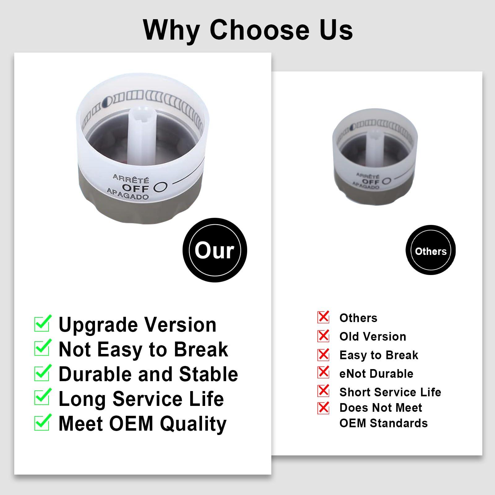 Perillas de control iluminadas RKJFHIUR Upgraded 91538 para - Imagen 8