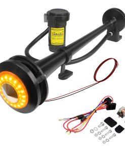 GAMPRO 12V 150DB Car Air Horns, 18 Pulgadas Trompeta Única