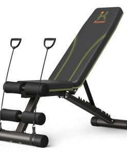 Banco de Pesas Ajustable Kunel para Gimnasio en Casa,