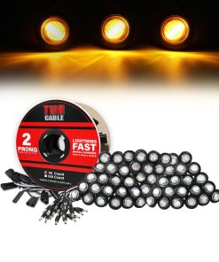 TMH 50 Pcs de Luces de Marcador Lateral de 3/4 Pulgada
