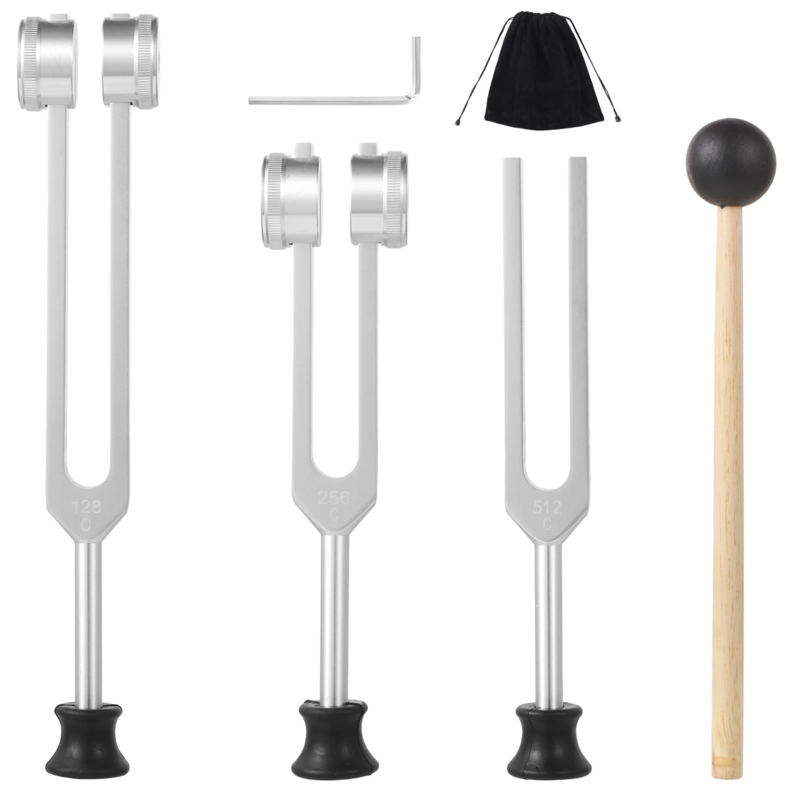 Set de Diapasones de Aleación de Aluminio 128HZ 256HZ