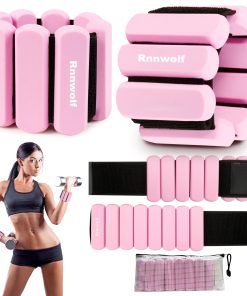 Pesas Ajustables para Muñecas y Tobillos -Rosa