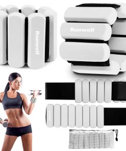 Pesas Ajustables para Muñeca y Tobillo Rnnwolf 2lbs/Par