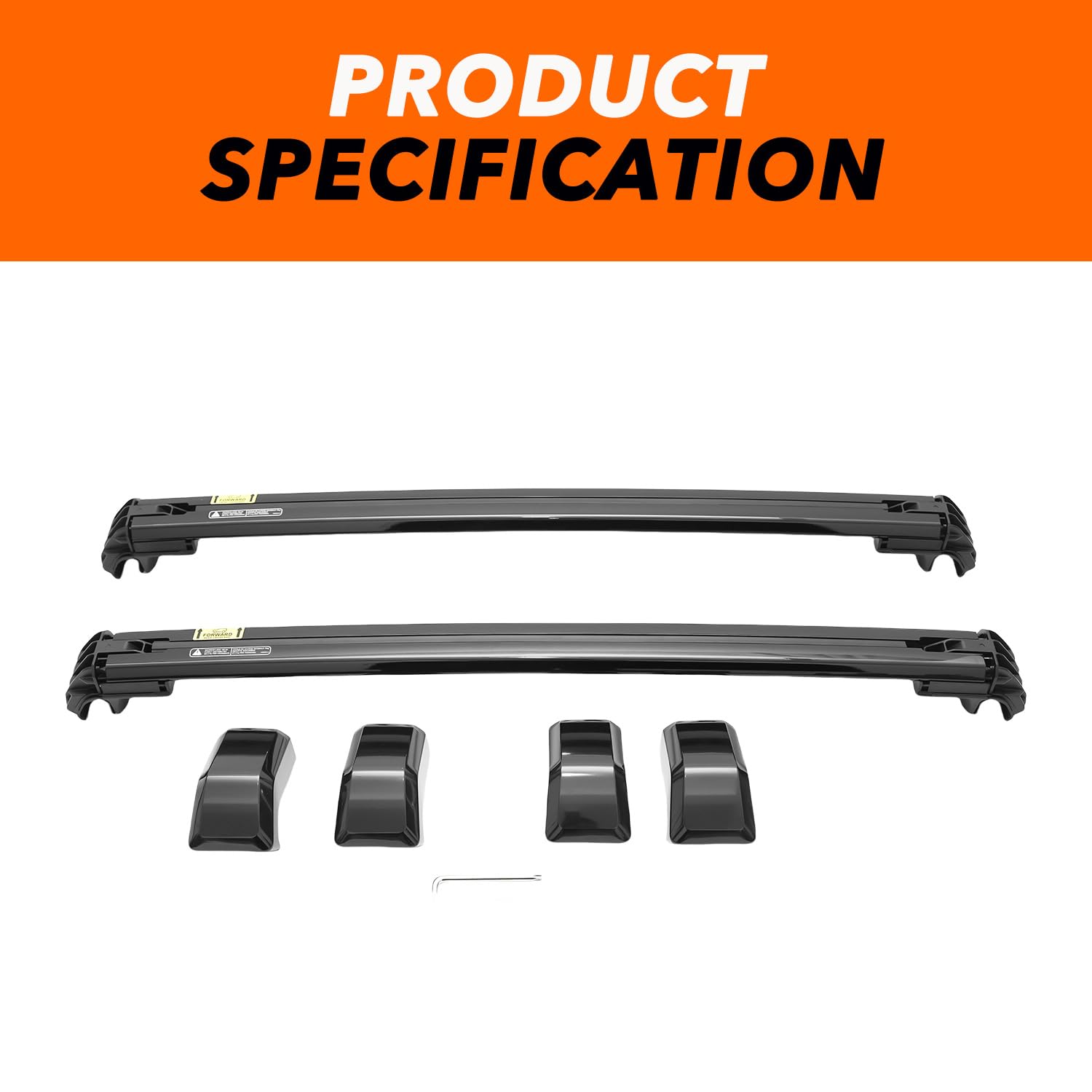 Barras transversales de techo para Toyota Land Cruiser - Imagen 7