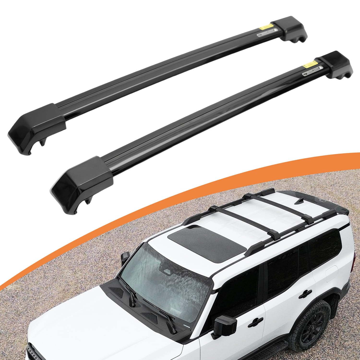 Barras transversales de techo para Toyota Land Cruiser