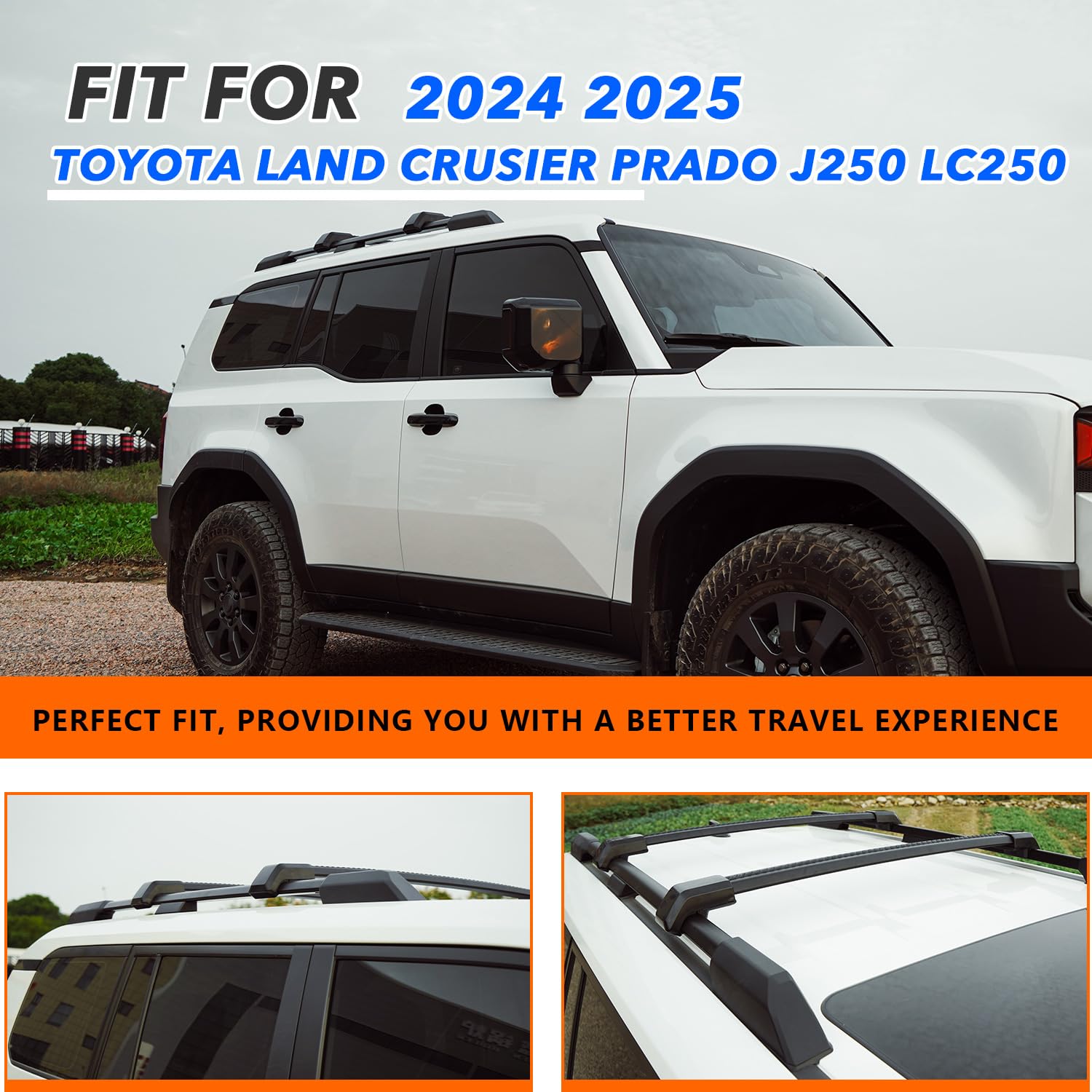 Barras transversales de techo para Toyota Land Cruiser - Imagen 3