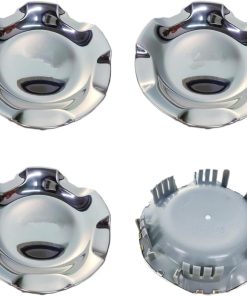 4pcs Tapas de Centro de Rueda de Aluminio Pulido para Chevy