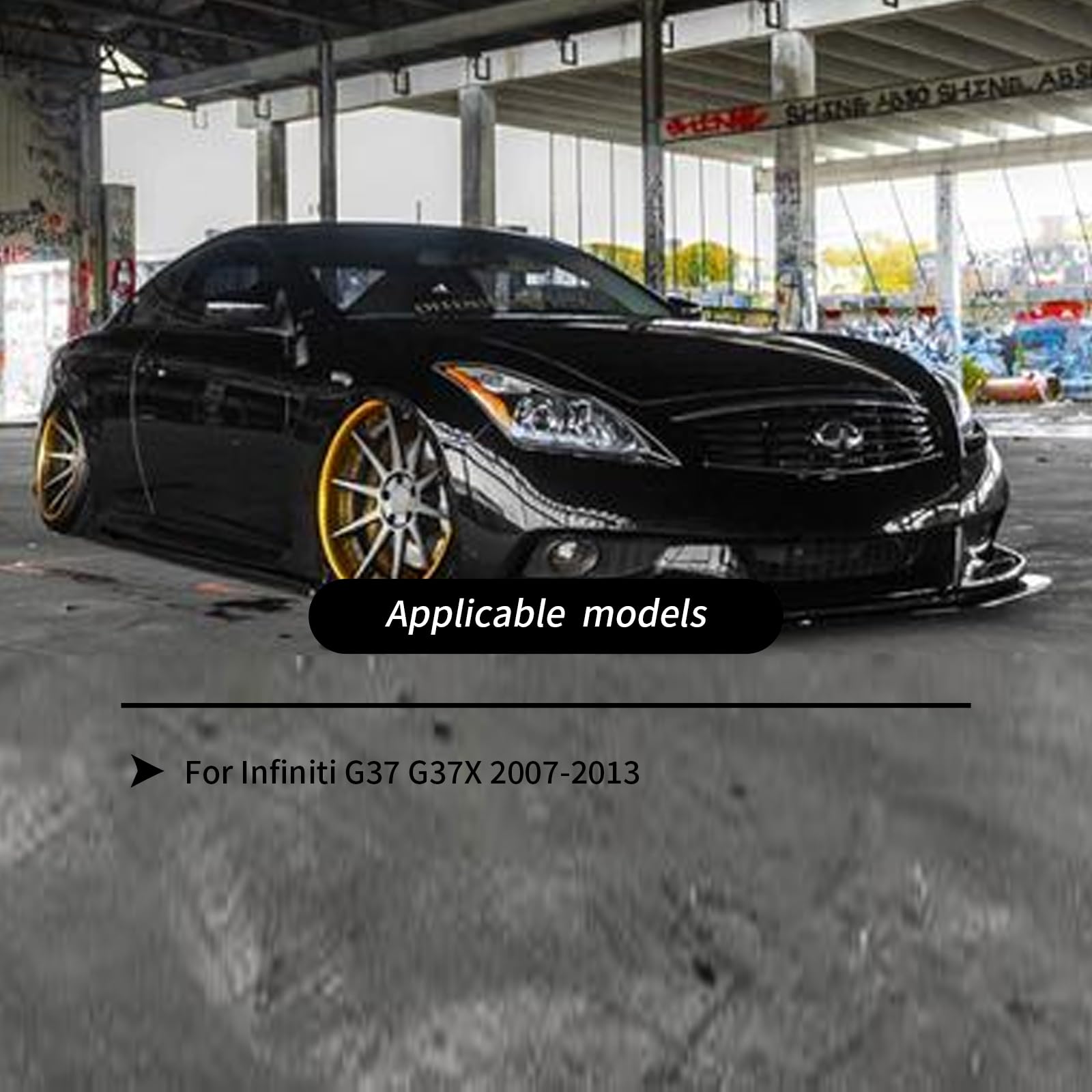 Volante de cuero completo LFEVOCSI para Infiniti G37 G37X - Imagen 3