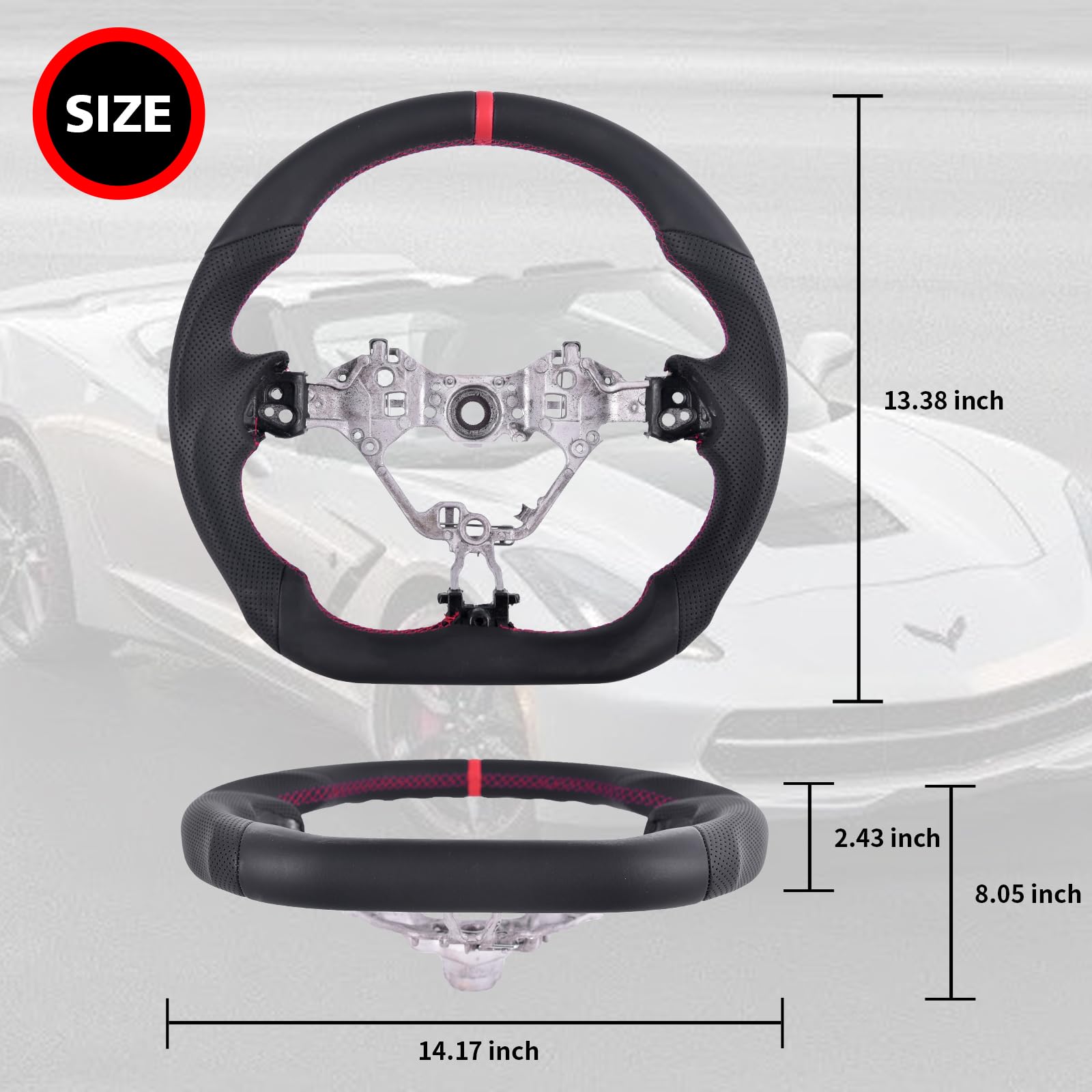 Volante Completo de Cuero LFEVOCSI para Toyota 86 / Subaru - Imagen 7