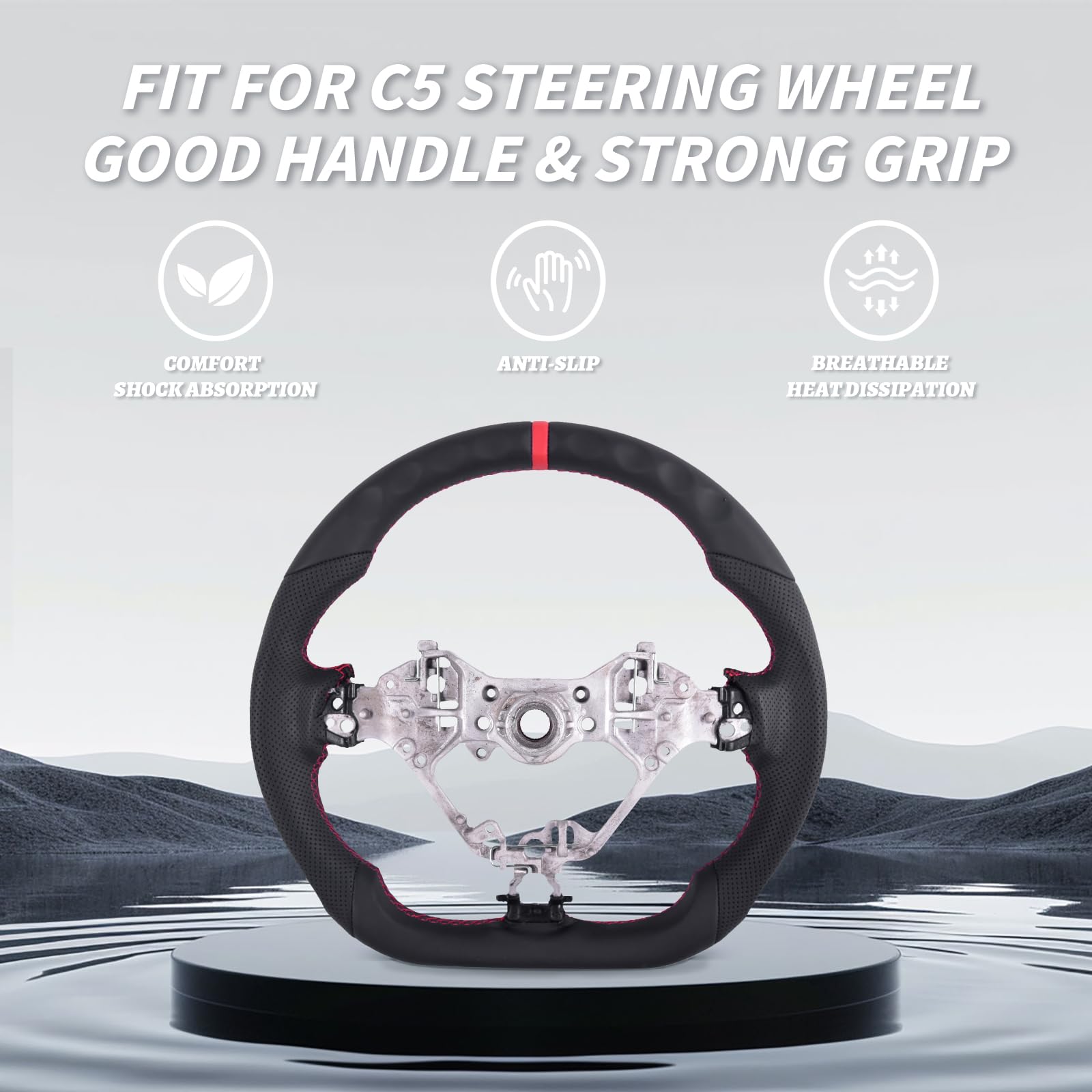 Volante Completo de Cuero LFEVOCSI para Toyota 86 / Subaru - Imagen 5