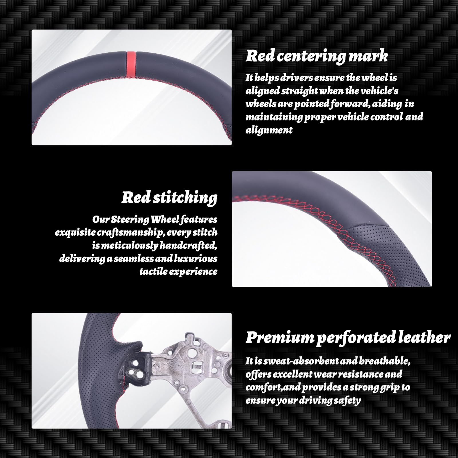 Volante Completo de Cuero LFEVOCSI para Toyota 86 / Subaru - Imagen 4