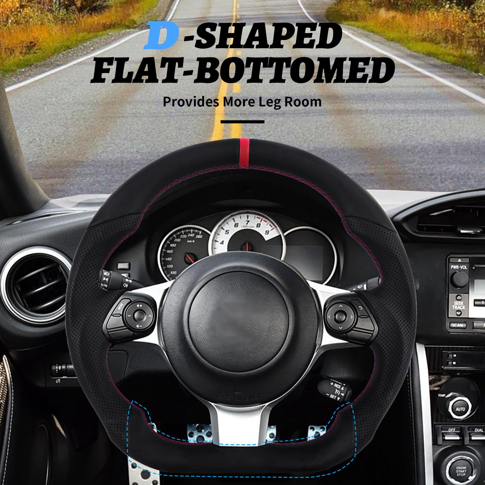 Volante Completo de Cuero LFEVOCSI para Toyota 86 / Subaru - Imagen 6